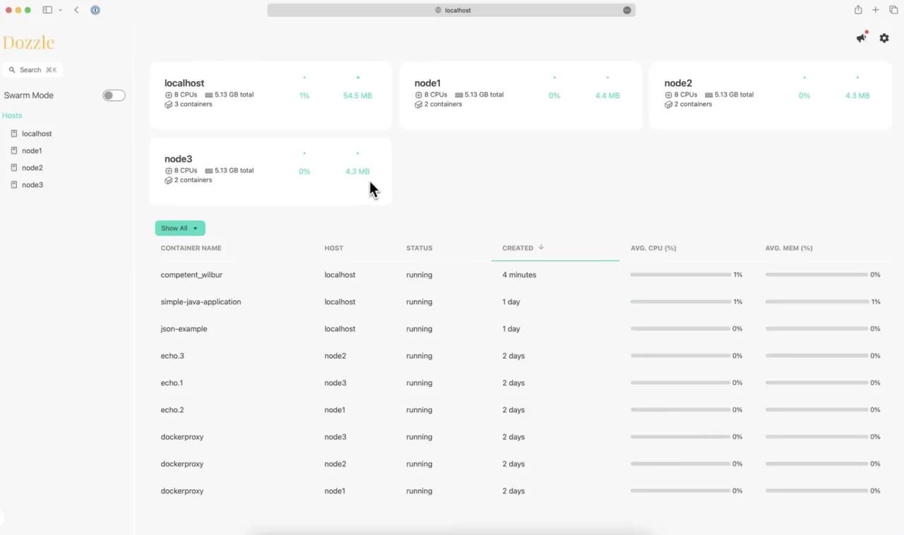 Dozzle self-hosted web interface - Real-time Docker container log viewer