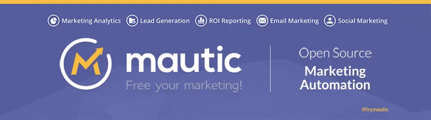 Mautic self-hosted web interface screenshot