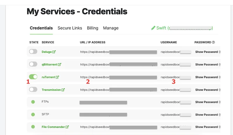 rTorrent + ruTorrent self-hosted web interface - High-performance torrent client with web UI